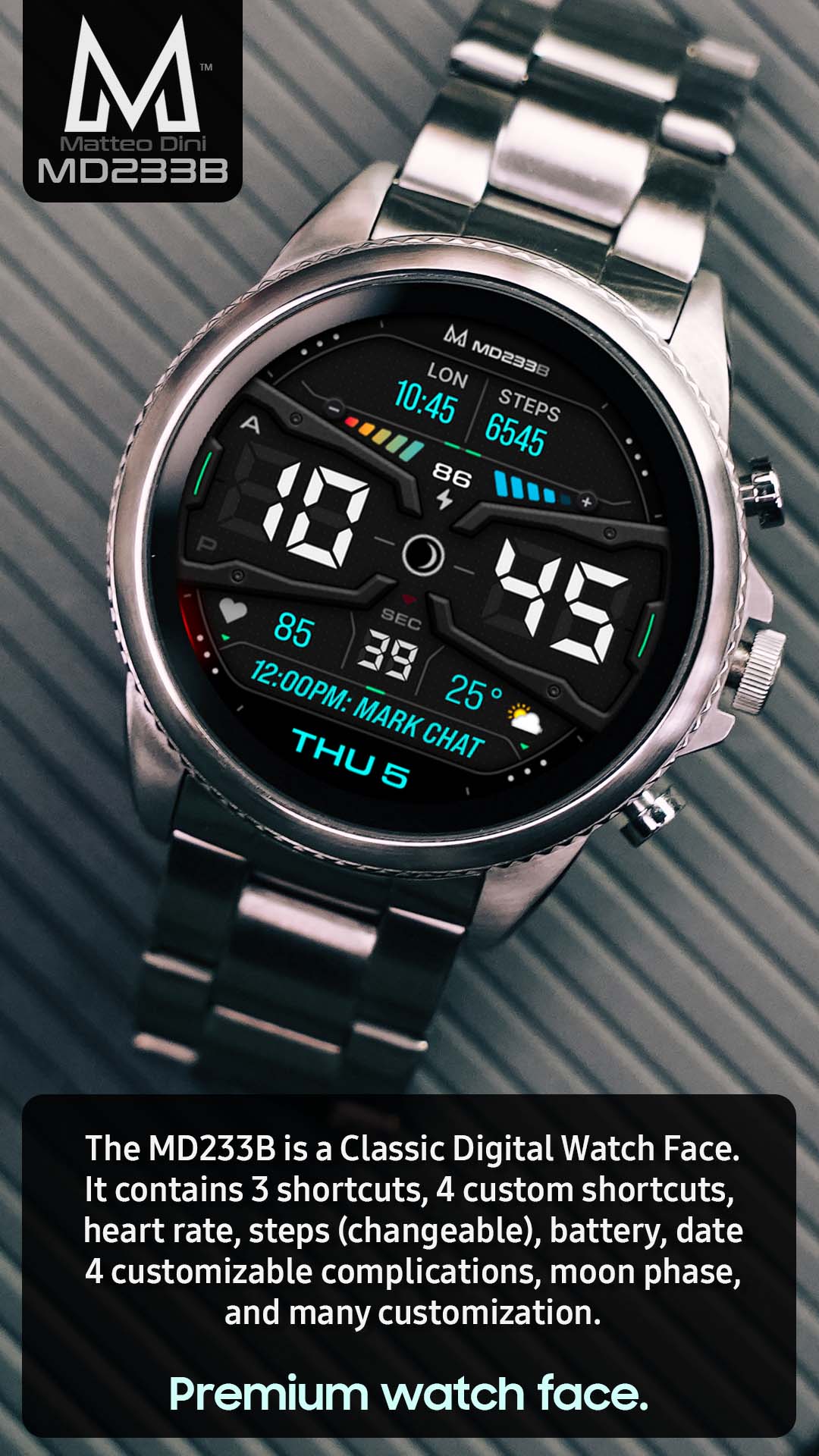 Diesel watch outlet face